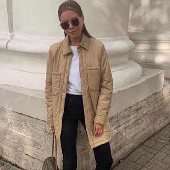 Zara water repellent over shirt size S - Picture 12 of 16